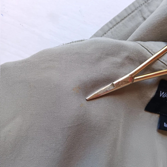 Walter Baker Utility vest jacket, size M, green, Safari Vacation, Lyocell. - Picture 14 of 15